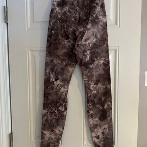 lululemon Align Marble Print High Rise Leggings Size 6
